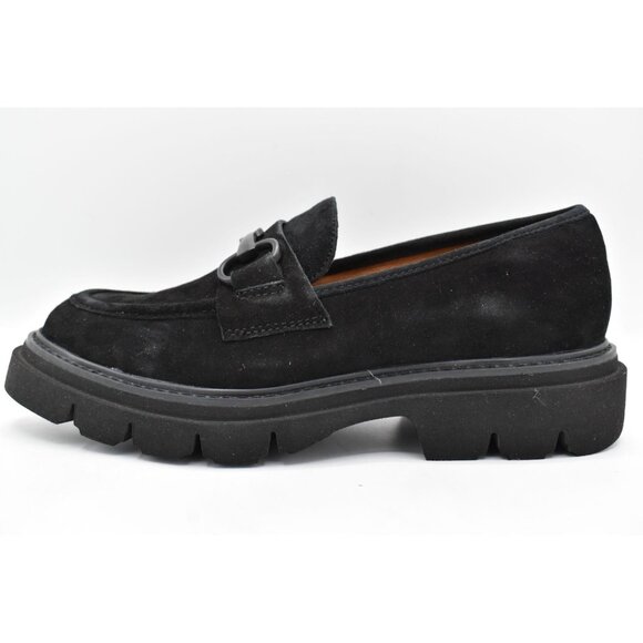 Sofft Womens Size 7.5 Satara Black Suede Slip On Loafers Shoes - Picture 8 of 10